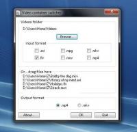 Video container switcher 1.0.24 screenshot. Click to enlarge!