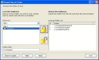 Vinasoft Secret Folder 2.1 screenshot. Click to enlarge!
