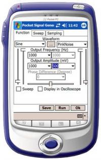 Virtins Pocket Signal Generator 1.0 screenshot. Click to enlarge!