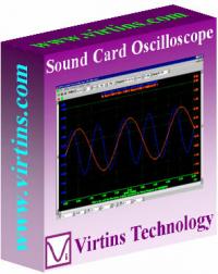 Virtins Sound Card Oscilloscope 3.2 screenshot. Click to enlarge!