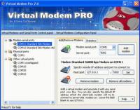 Virtual Modem PRO 3.0 screenshot. Click to enlarge!