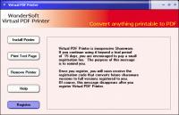 Virtual PDF Printer 2.01 screenshot. Click to enlarge!