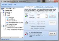 Virtual Serial Port Driver 7.1 Build 7.1.289 screenshot. Click to enlarge!