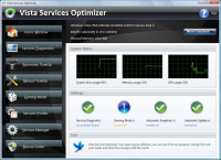 Vista Services Optimizer 1.3.200 screenshot. Click to enlarge!