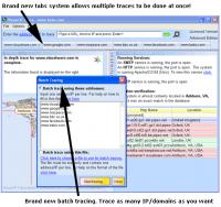 Visual IP Trace 5.0e screenshot. Click to enlarge!