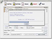 Visual MP3 To Wav Converter 1.2.6 screenshot. Click to enlarge!