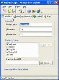 Visual Patch Express 1.0 screenshot. Click to enlarge!