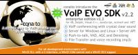 VoIP EVO SDK with DLL, OCX/ActiveX, COM, C-interface and .NET for Windows and Linux 2.2 screenshot. Click to enlarge!