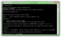 Volume Serial Number Editor 1.85.30 screenshot. Click to enlarge!