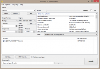 WAV to AC3 Encoder 5.4 screenshot. Click to enlarge!