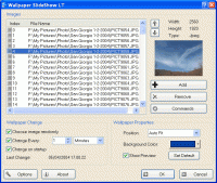Wallpaper Slideshow LT 1.6.0 screenshot. Click to enlarge!