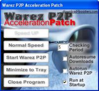Warez P2P Acceleration Patch for to mp4 4.39 screenshot. Click to enlarge!