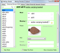 WeSay 1.3.78.0 screenshot. Click to enlarge!