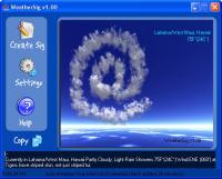 Weather Signature 1.40 screenshot. Click to enlarge!