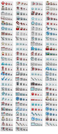 Web Icons - professional icons for web 1.0 screenshot. Click to enlarge!