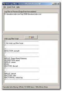 Web Log Filter 1.09.01 screenshot. Click to enlarge!