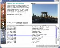 Web Photo Publisher 0.4 screenshot. Click to enlarge!