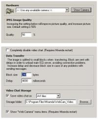 WebCam Video for Miranda 0.0.1.8.8301 screenshot. Click to enlarge!