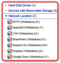 WebDrive 2017.4562 screenshot. Click to enlarge!