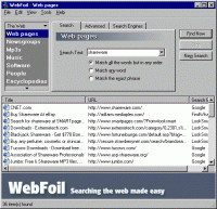 WebFoil 2.1 screenshot. Click to enlarge!