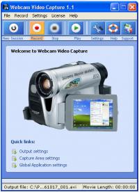 Webcam Video Capture 4.490 screenshot. Click to enlarge!