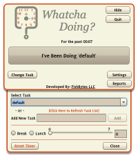 Whatcha Doing 1.8.2 screenshot. Click to enlarge!