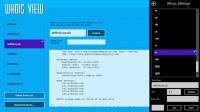 Whois View for Windows 8 screenshot. Click to enlarge!