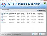 WiFi Hotspot Scanner 5.0 screenshot. Click to enlarge!