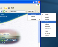 Wikipedia Search Bar 1.0 screenshot. Click to enlarge!