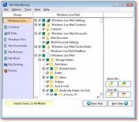 Win Mail Backup 3.0.10 screenshot. Click to enlarge!