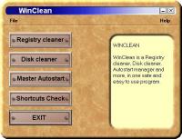 WinClean 2.0 screenshot. Click to enlarge!