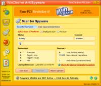 WinCleaner AntiSpyware 5.4 screenshot. Click to enlarge!