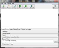 WinFF 1.5.5 screenshot. Click to enlarge!