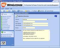 WinLicense 2.3.4.0 screenshot. Click to enlarge!