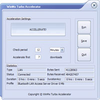 WinMX Turbo Accelerator 3.3.0 screenshot. Click to enlarge!