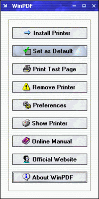 WinPDF 2.00 screenshot. Click to enlarge!