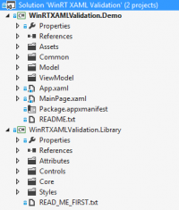 WinRT XAML Validation 0.6 Beta screenshot. Click to enlarge!