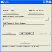 WinXfer 2.0 screenshot. Click to enlarge!