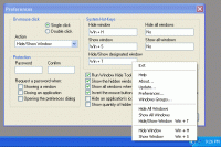 Window Hide Tool 1.9 screenshot. Click to enlarge!