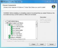 Windows 7 Codec Pack 4.1.7 screenshot. Click to enlarge!