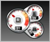 Windows 8 CPU Meter 1.0.0.0 screenshot. Click to enlarge!