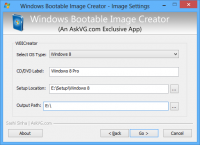 Windows Bootable Image Creator 1.3 screenshot. Click to enlarge!