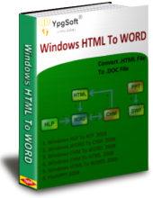 Windows HTML To WORD 8.0 screenshot. Click to enlarge!