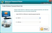Windows Password Reset Standard 8.0.1.0 screenshot. Click to enlarge!