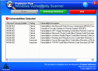 Windows Vulnerability Scanner 4.4 screenshot. Click to enlarge!