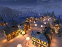 Winter Night 3D Screensaver 1.2 screenshot. Click to enlarge!