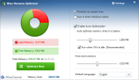 Wise Memory Optimizer 3.47.98 screenshot. Click to enlarge!