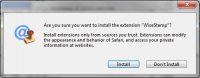 WiseStamp for Safari 3.13.4.0 screenshot. Click to enlarge!
