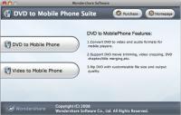 Wondershare DVD to Mobile Phone Suite for Mac 1.6.34.2 screenshot. Click to enlarge!