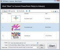Wondershare PPT to Video 5.0.1.200 screenshot. Click to enlarge!